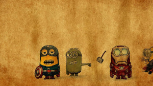 Iron Man Thor funny hammer Despicable Me angry minions crossovers ...