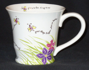 Mary Kay Motivational Quotes Mug Cup Bees