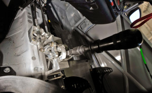 Kia Forte Koup race car shifter