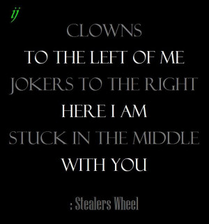 Stealers Wheel - Stuck in the Middle With You 1973