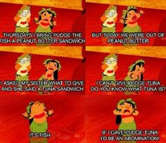 Lilo and Stitch quotes always cheer me up :)