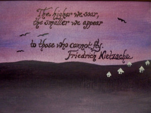 ... By Barbara › Portfolio › Friedrich Nietzsche Quote On Acrylic