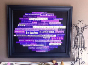 Purple Motivational Quotes Collage by HoosierinHollywood on Etsy, $20 ...