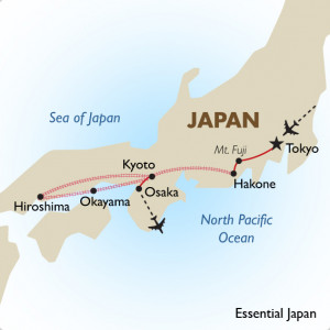 Map of Japan Shinto