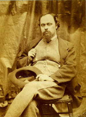 Rossetti in una fotografia di Lewis Carroll