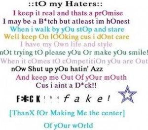 Haters and fakers Pictures, Images and Photos