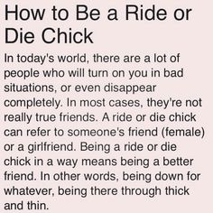 Ride or Die More