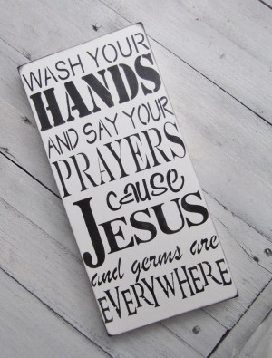 Funny bathroom sign kitchen sign Wash your hands by AndTheSignSays, $ ...