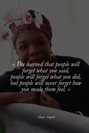 Maya Angelou, Inspirational Quotes