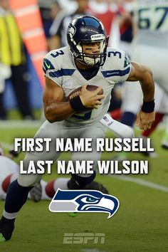 Love Russell Wilson! More