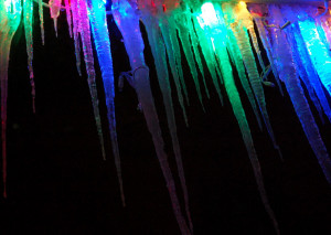 Lighted Icicles Stock