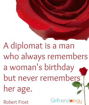 Diplomat birthday quote