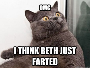 Funny Cat Pictures With Captions I Farted omg i think beth just farted