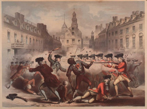 William L. Champney. (fl. 1850-1857). Boston Massacre, March 5th, 1770 ...