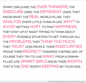 cute, girls, love, pretty, quote, quotes, smart girls
