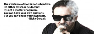 Ricky Gervais Quote Facebook Cover by HenryMandorla