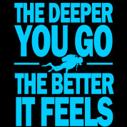 scuba diving quotes shirt scuba diver diving marine quote the deeper ...