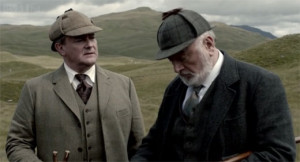 Lord Grantham and Shrimpy Fletcher