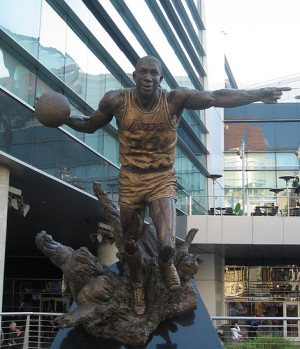 Chick Hearn Statue Unvieling Today - 4:30PM PST