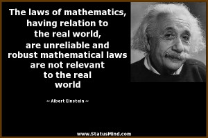 Albert Einstein Math Quotes