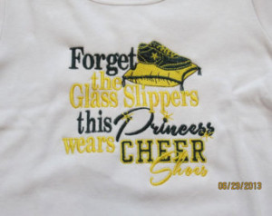 Forget the Glass Slippers this Princess wears CHEER Shoes Custom ...
