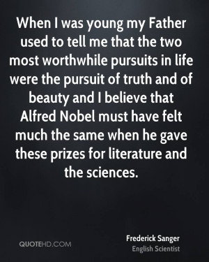 When I was young my Father used to tell me that the two most ...