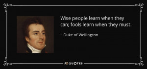 Duke of Wellington Quotes