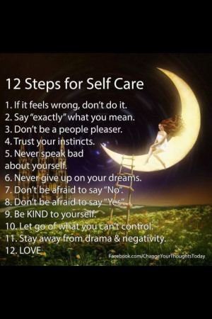 Take care of yourself!!!