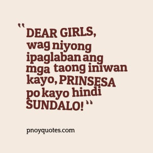 Dear Girls Quotes Tagalog love quotes dear girls png