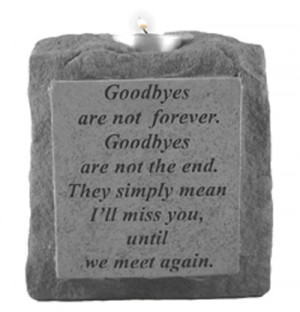 Stone Memorial Candle - 