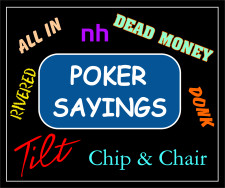 poker lingo this section is dedicated to poker sayings and poker lingo ...