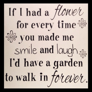 Flower quote.