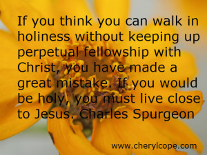 holiness quote by spurgeon