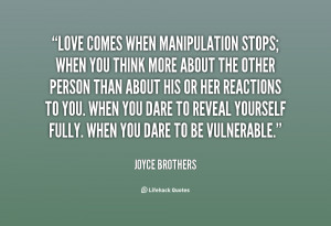 Quotes About Manipulation in Relationships