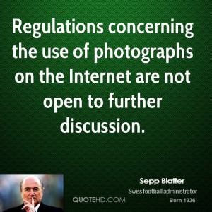 Regulations concerning the use of photographs on the Internet are not ...