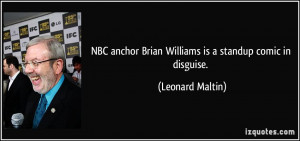 Brian Williams NBC Anchor