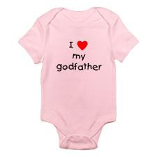 love my godfather Infant Bodysuit for