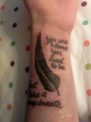 Strength Quote Tattoos