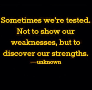 Weakness vs Strength