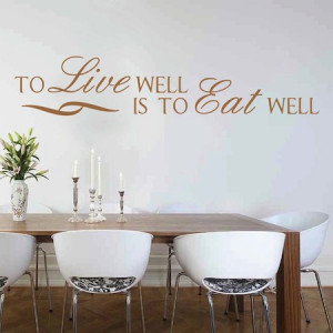 Wall Quotes Kitchen Dining