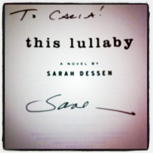Sarah+dessen+this+lullaby+quotes