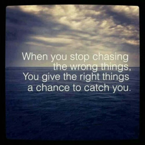 Stop chasing the wrong people