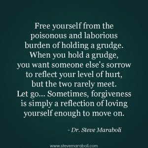 ... of loving yourself enough to move on.