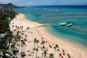 Duke Kahanamoku Beach Waikiki Oahu Hawaii