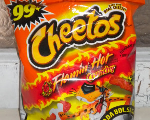 Flamin' Hot Cheetos for Victoria! Love it!