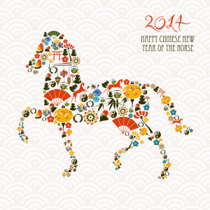 It will be the Year of the Horse, starting on 31 January 2014.