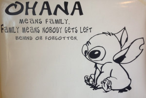 Ohana Means Family Quote Ohana quote.