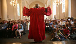 His Death Postponed, a Minister Repeats His Farewell Sermon