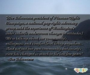 joe solmonese president of human rights campaign a national gay rights ...