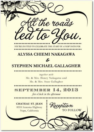 to this wedding invitation. Find more invitations, save the dates ...
